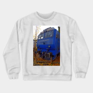 Disused loco, Romania Crewneck Sweatshirt